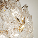 Люстра с декором из текстурированного стекла Textured Glass Chandelier 8 варинант исполнения - 4 | Loft Concept в Ульяновске