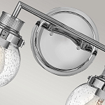 Бра для ванных комнат с прозрачным шарообразным плафоном из стекла с пузырьками на круглом основании Hinkley варинант исполнения - 20 | Loft Concept в Ульяновске