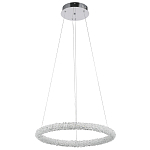 Кольцевая люстра с хрустальным декором Gilbertine Crystal Ring Chandelier варинант исполнения - 4 | Loft Concept в Ульяновске
