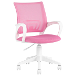 Офисное кресло с основанием из белого пластика Desk chairs Pink варинант исполнения - 1 | Loft Concept в Ульяновске