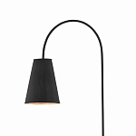 Торшер с изогнутым корпусом на бетонном основании Black Portland варинант исполнения - 1 | Loft Concept в Ульяновске