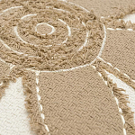 Подушка с цветочным принтом и кисточками Blooming Elegance Harper варинант исполнения - 2 | Loft Concept в Ульяновске