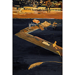 Кофейный стол с японским пейзажем Bohemia coffee table  варинант исполнения - 5 | Loft Concept в Ульяновске