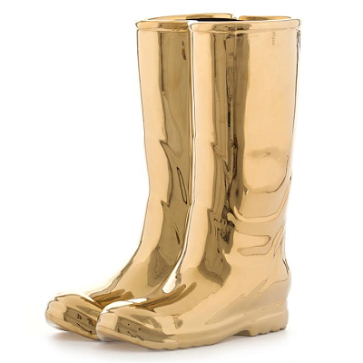 Подставка для зонтов и тростей Seletti Rainboots Gold Подставка для зонтов и тростей Seletti Rainboots Gold