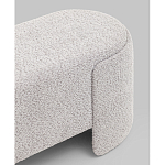 Банкетка Taks букле светло-серый варинант исполнения - 3 | Loft Concept в Ульяновске