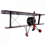 Полка книжная в виде аэроплана в стиле лофт FLY варинант исполнения - 1 | Loft Concept в Ульяновске