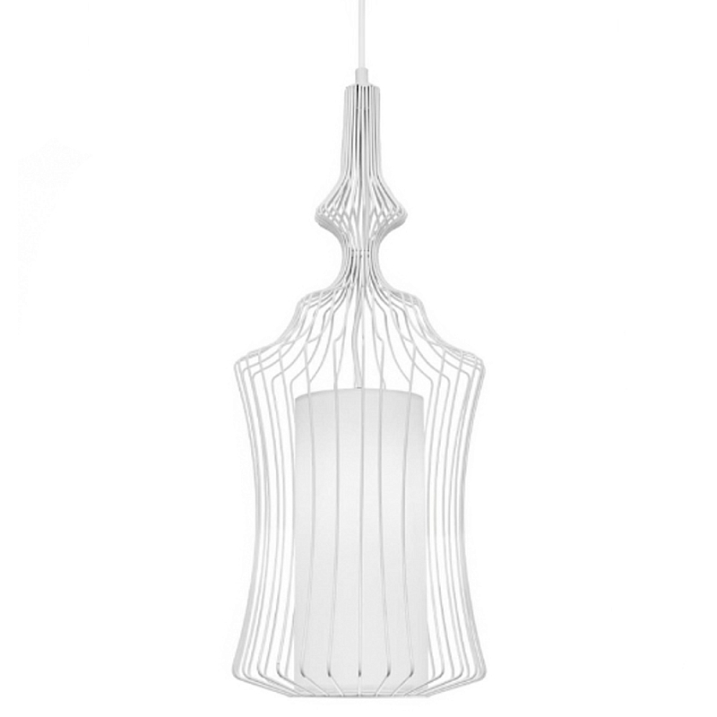 Подвесной светильник Wire Dream Pendant 4 Белый Белый Подвесной светильник Wire Dream Pendant 4 Белый Белый в Ульяновске | Loft Concept