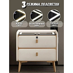 Умная прикроватная тумбочка c зарядкой для телефона Nightstand Smart варинант исполнения - 2 | Loft Concept в Ульяновске