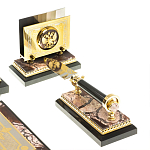 Настольный письменный набор из яшмы Manager Organizer варинант исполнения - 6 | Loft Concept в Ульяновске