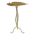 Столик приставной с столешницей Тропический лист Tropical Forest gold варинант исполнения - 1 | Loft Concept в Ульяновске