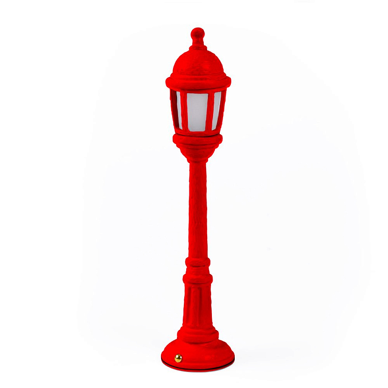 Настольная лампа Seletti Street Lamp Dining Red Красный в Ульяновске | Loft Concept 