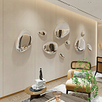 Абстрактная скульптура на стену в виде капли воды Water Outline варинант исполнения - 3 | Loft Concept в Ульяновске