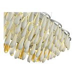 Люстра с подвесками в форме капель на серебристом каркасе Raindrop варинант исполнения - 4 | Loft Concept в Ульяновске