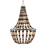 Люстра каплевидной формы с подвесками в виде декоративных бусин Flat Beads варинант исполнения - 2 | Loft Concept в Ульяновске