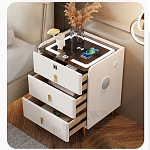 Умная прикроватная тумбочка c зарядкой для телефона Smart Furniture варинант исполнения - 5 | Loft Concept в Ульяновске