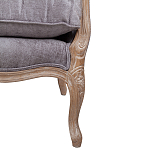 Кресло Ava Classical Armchair brown and grey velour варинант исполнения - 6 | Loft Concept в Ульяновске