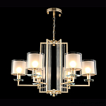 Люстра с 6-ю цилиндрическими плафонами из стекла Laurent варинант исполнения - 2 | Loft Concept в Ульяновске