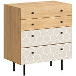 Комод с принтом на ящиках Elise Chest of Drawers варинант исполнения - 9 | Loft Concept в Ульяновске
