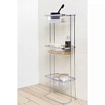 Полка напольная трехъярусная для ванной Bathroom Floor Shelf варинант исполнения - 1 | Loft Concept в Ульяновске