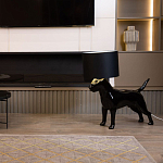 Лампа COLLECTION OF DOGS с абажуром Бультерьер варинант исполнения - 8 | Loft Concept в Ульяновске