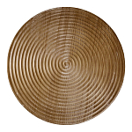 Журнальный столик с круглой фактурной столешницей из натурального дерева Vortex варинант исполнения - 2 | Loft Concept в Ульяновске