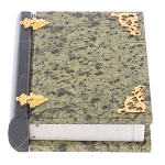 Шкатулка в виде книги из натурального камня змеевик Stone Casket варинант исполнения - 1 | Loft Concept в Ульяновске