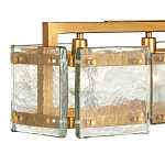 Люстра прямоугольная из толстого литого стекла Cast Glass варинант исполнения - 3 | Loft Concept в Ульяновске