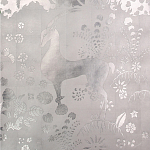 Обои ручная роспись в стиле Арт-деко Rateau Bas Relief on Tarnished Silver gilded paper варинант исполнения - 1 | Loft Concept в Ульяновске