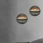 Бра в форме диска из керамогранита Eclipse of Celestial Bodies варинант исполнения - 5 | Loft Concept в Ульяновске