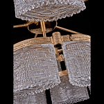 Люстра двухъярусная с текстурными овальными абажурами Splendor Palace Style варинант исполнения - 4 | Loft Concept в Ульяновске