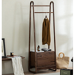 Вешалка деревянная с 2- мя ящиками Moon Walnut Furniture варинант исполнения - 2 | Loft Concept в Ульяновске