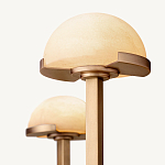 Люстрас 6-ю мраморными плафонами в форме купола Light Warm Light варинант исполнения - 2 | Loft Concept в Ульяновске