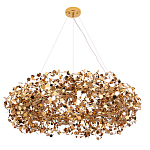 Люстра подвесная круглая с многочисленными металлическими круглыми элементами Terzani Argent варинант исполнения - 4 | Loft Concept в Ульяновске