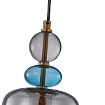 Подвесной светильник со стеклянным плафоном дымчатого цвета Prestige варинант исполнения - 4 | Loft Concept в Ульяновске