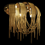 Бра с металиическими цепочками и дугообразными элементами Atlantis Chain варинант исполнения - 12 | Loft Concept в Ульяновске