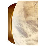 Бра в форме диска из натурального камня Cryptocrystalline Stone варинант исполнения - 3 | Loft Concept в Ульяновске