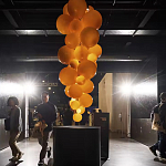 Люстра виноградная гроздь Grape Balls Янтарный цвет варинант исполнения - 3 | Loft Concept в Ульяновске