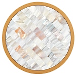 Бра в форме диска с перламутровыми прямоугольниками из морской ракушки Touch of Marine Charm варинант исполнения - 2 | Loft Concept в Ульяновске