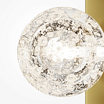 Бра с плафоном из прозрачного стекла с пузырьками воздуха Effervia варинант исполнения - 3 | Loft Concept в Ульяновске