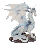 Декоративная статуэтка Белый Дракон Dragon White Statuette варинант исполнения - 1 | Loft Concept в Ульяновске