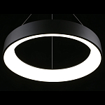 Люстра подвесная светодиодная Black Circle варинант исполнения - 4 | Loft Concept в Ульяновске