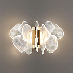 Бра с крупными прозрачными лепестками с рельефной поверхностью Ethereal Bloom варинант исполнения - 4 | Loft Concept в Ульяновске