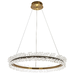 Кольцевая люстра с хрустальным декором Rowan Crystal Ring Horizontal Chandelier варинант исполнения - 2 | Loft Concept в Ульяновске