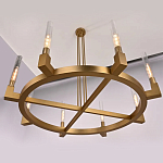Люстра CANELLE Round Chandelier 8 Modern Brass варинант исполнения - 2 | Loft Concept в Ульяновске