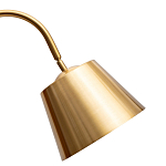 Торшер с мраморным столиком и золотым плафоном Ezio Floor Lamp варинант исполнения - 1 | Loft Concept в Ульяновске