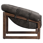 Кресло Duncan винтажная черная кожа варинант исполнения - 3 | Loft Concept в Ульяновске