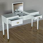 Туалетный стол - Трельяж Elsa Dreams White 120 см варинант исполнения - 2 | Loft Concept в Ульяновске