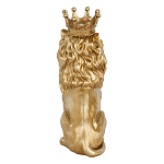 Статуэтка лев с детализированной гривой и изящной короной Lion Crown  варинант исполнения - 3 | Loft Concept в Ульяновске