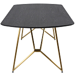 Обеденный стол на металлических ножках Ward Brass Dining Table варинант исполнения - 3 | Loft Concept в Ульяновске