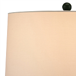 Настольная лампа зеленая с тканевым абажуром Splashes of Green Moss варинант исполнения - 3 | Loft Concept в Ульяновске